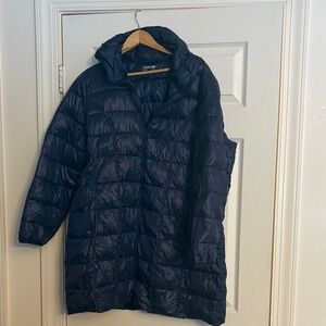 Chic Aventure Navy Puffer Jacket